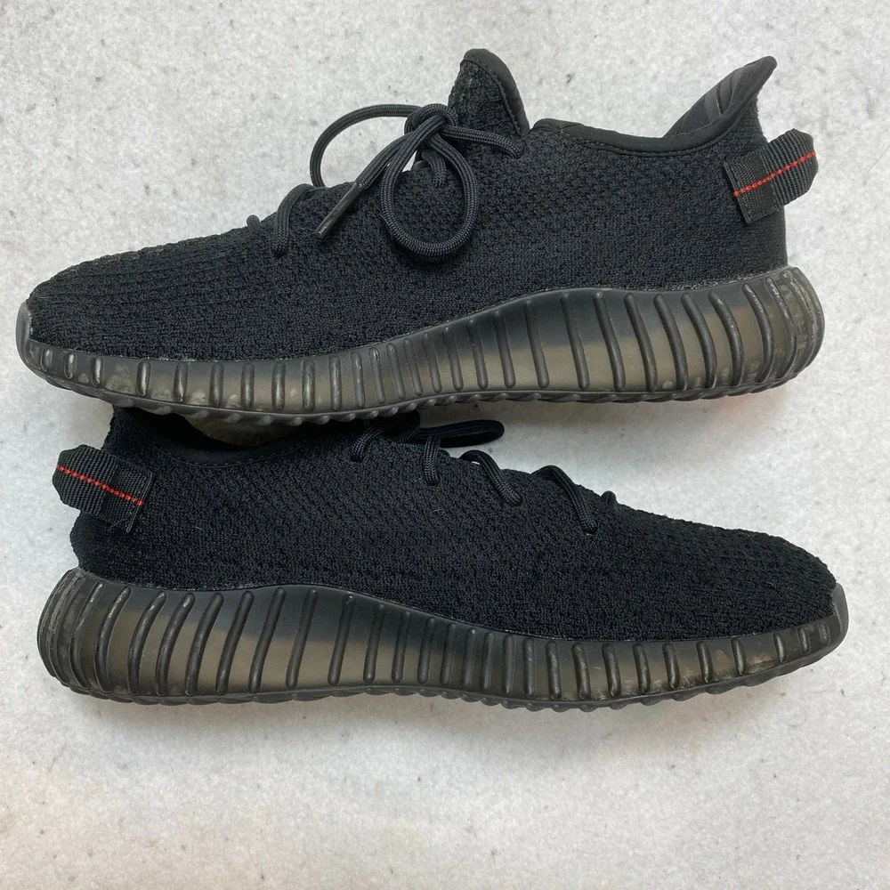 Adidas Sneakers Mens 10 Black Yeezy Boost 350 V2 Bred CP9652